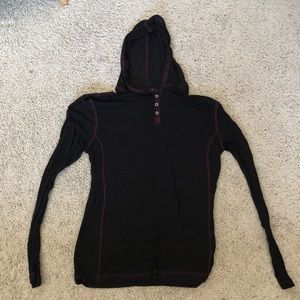 Dark Purple Sheer Long-Sleeve Shirt from Helix